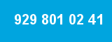 929 801 02 41 929 801 02 41